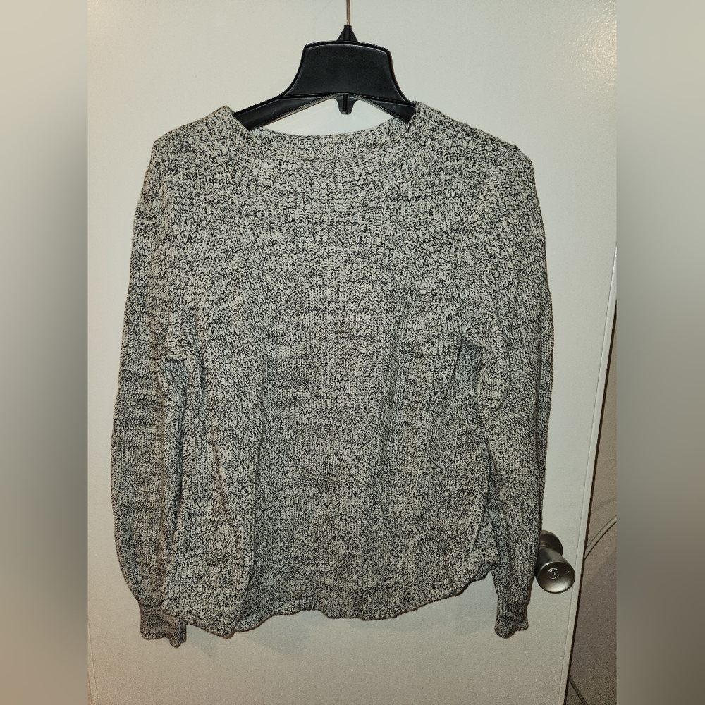 Gap crewneck sweater, gray marl, size M